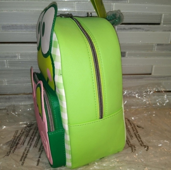 Loungefly Disney Parks Keroppi Sanrio Kawaii Mini Backpack - Picture 2 of 3